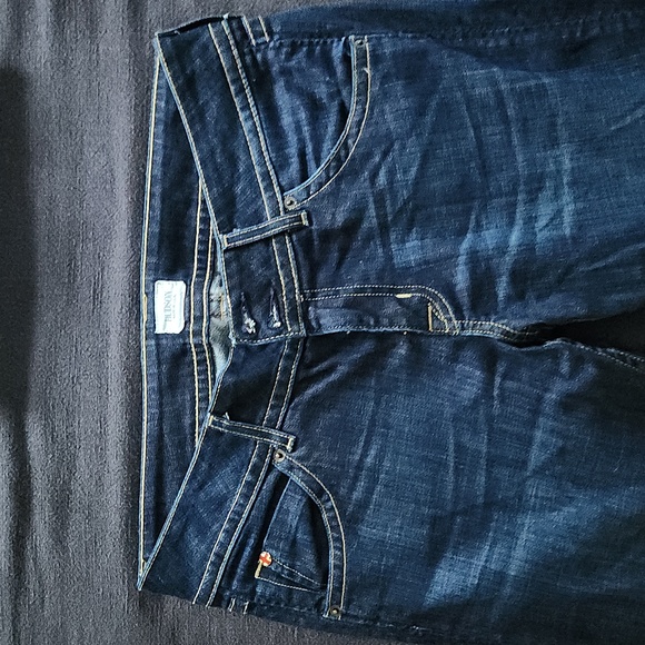 Hudson jeans 32 signature dark blue boot cut stretch - Picture 1 of 7